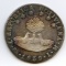 Bolivia 1838 LM silver 8 soles toned about XF