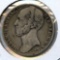 Netherlands 1848 silver 1 gulden about VF