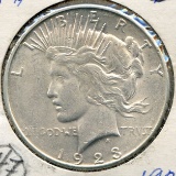 USA 1923-S Peace dollar XF