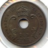 East Africa 1936 10 cents choice BU BN