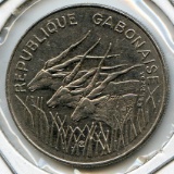 Gabon 1984 100 francs AU