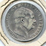 Germany/Prussia 1859-A silver 1 thaler about VF