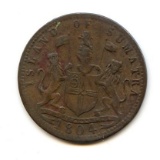 Indonesia/Sumatra 1804 1 keping token VF