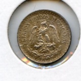 Mexico 1925 silver 10 centavos choice UNC