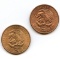 Mexico 1955 & 1957 20 centavos, 2 choice BU pieces
