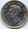 Canada 1947 silver 1 dollar XF/AU prooflike SCARCE