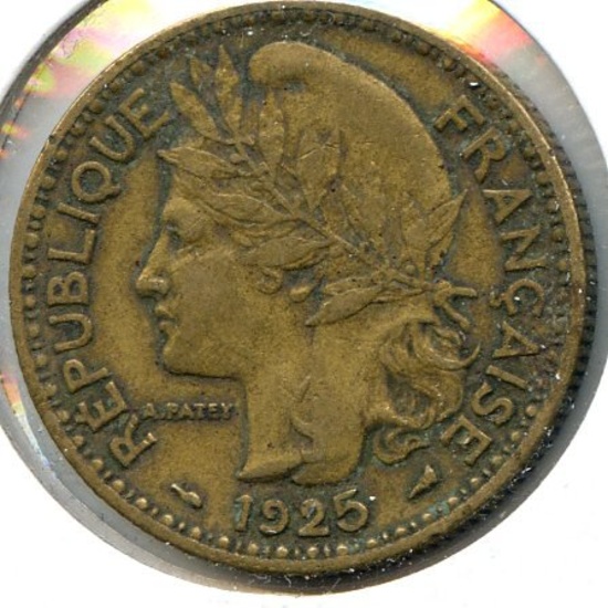 Cameroon 1925 2 francs good VF