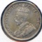 Canada 1929 silver 10 cents good VF