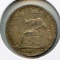 French Indochina 1937 silver 10 cents AU