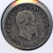 Italy 1863-MBN silver 1 lira VF