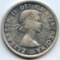 Canada 1955 silver 1 dollar AU