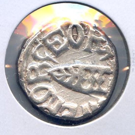 India/Bundi 1920s silver 1 rupee good VF