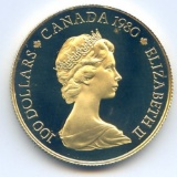 Canada 1980 GOLD 100 dollars Arctic Territories gem PROOF