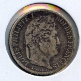 France 1846-A silver 50 centimes VF