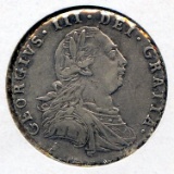 Great Britain 1787 silver 6 pence good VF