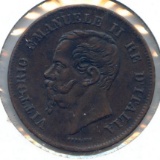 Italy 1862-N 5 centesimi nice XF