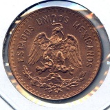 Mexico 1935 5 centavos gem BU RD