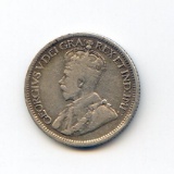 Newfoundland 1912 silver 10 cents F