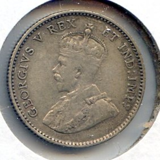 Canada 1911 silver 5 cents VF