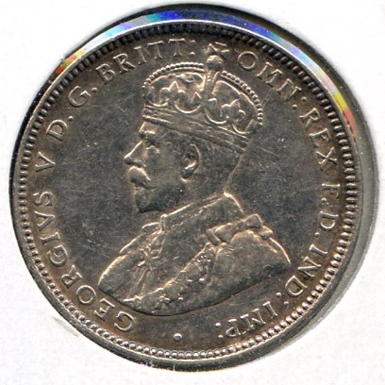 Australia 1918-M silver 1 shilling about XF