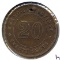 China/Kwangsi 1921 20 cents PATTERN XF details holed