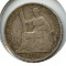 French Indochina 1921-A silver 20 cents about VF