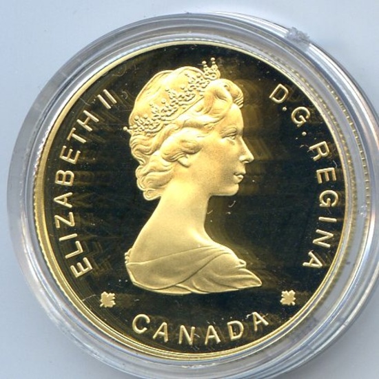 Canada 1985 GOLD 100 dollars National Parks PROOF
