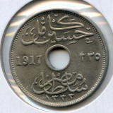 Egypt 1917-KN 10 milliemes UNC