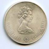Canada 1973 silver 5 dollars Montreal Olympics UNC