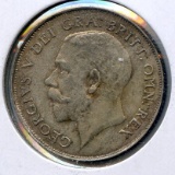Great Britain 1922 silver 1 shilling good VF