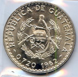 Guatemala 1962 & 1963 silver 50 centavos, 2 BU pieces