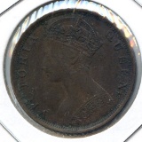 Hong Kong 1901 1 cent nice AU BN