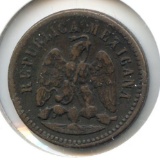 Mexico 1897 Cn 1 centavo good VF