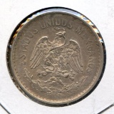 Mexico 1906 silver 50 centavos AU