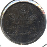 Saint Helena 1821 1/2 penny AU BN