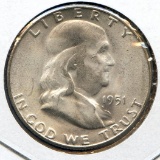 USA 1951-S Franklin half dollar nice BU