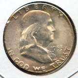 USA 1953-S Franklin half dollar choice BU