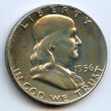 USA 1956 Franklin half dollar PROOF