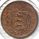 Guernesey 1885-H 8 doubles UNC RB