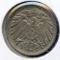 Germany 1912-D 5 pfennig UNC