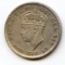 Newfoundland 1945-C silver 10 cents toned AU