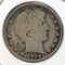 USA 1909 Barber half dollars, P and S mints, G to VG