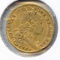 Portugal 1741 GOLD 1/2 escudo about VF