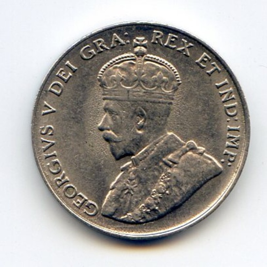 Canada 1924 5 cents AU