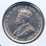 Australia 1914 silver 1 shilling about XF