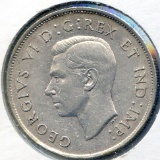 Canada 1944 silver 50 cents XF