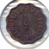 Cyprus 1944 1/2 piastre UNC RB