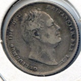 Great Britain 1834 silver 6 pence good VF