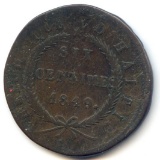 Haiti 1849 6 centimes F crude SCARCE