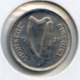 Ireland 1928 3 pence UNC